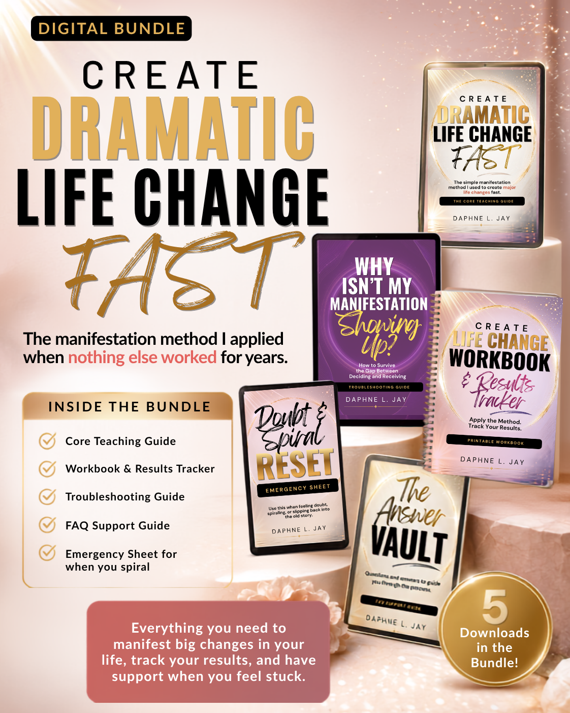 Pre-Order: Create Dramatic Life Change Fast - The Digital Bundle